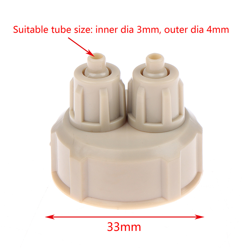 Live Fish Aquarium - 2-teiliges Aquarium CO2-System-Set mit Schlauch, Ventil,
