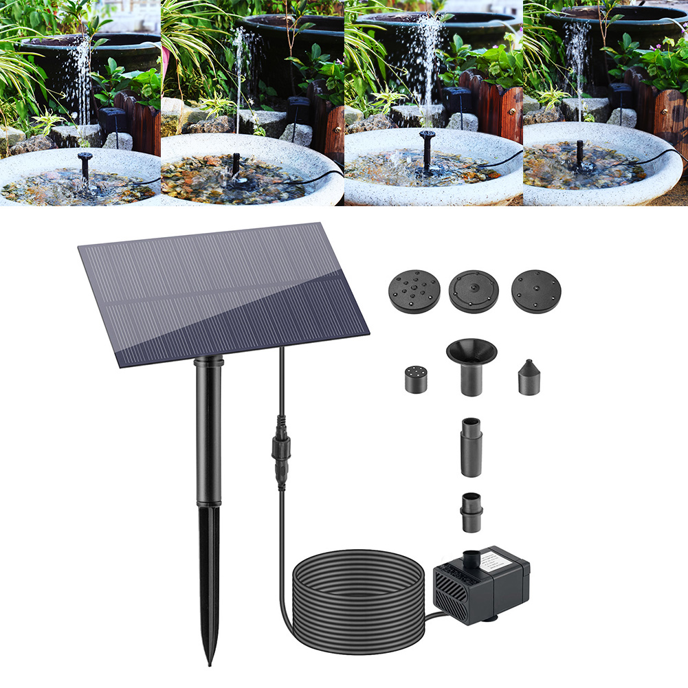 Aquarium Fish Guppy - 5W 5V Wasserbrunnen Gartendekoration mit Pfahl