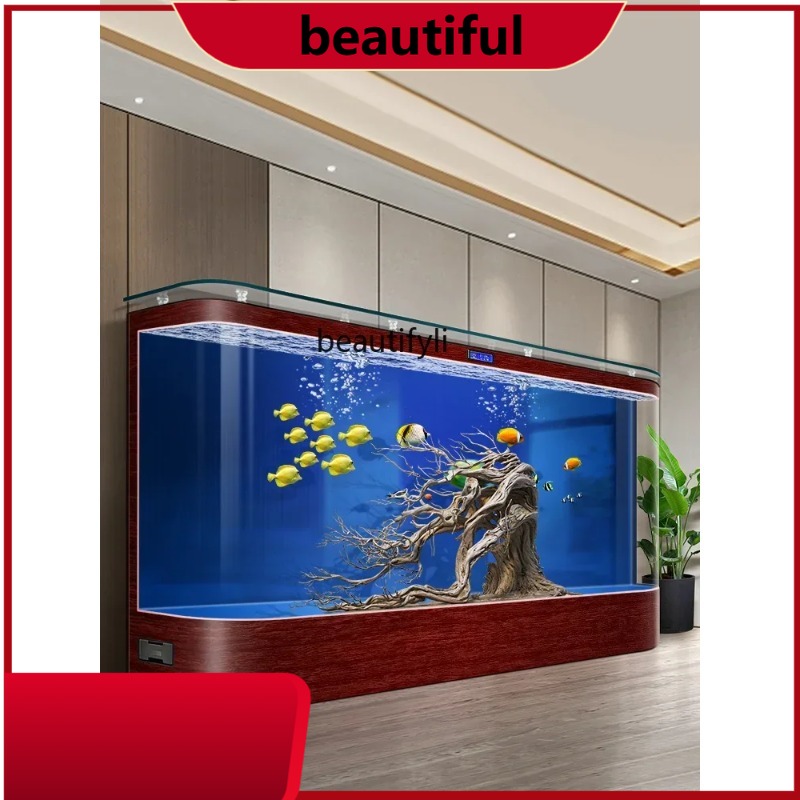 Live Fish Aquarium - Vom Boden bis zur Decke reichendes