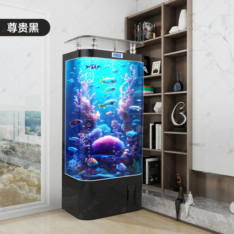 Aquarium Xxl - Intelligenter Goldfisch-Tank, Wohnzimmer, mittlerer vertikaler Haushaltsfilter,