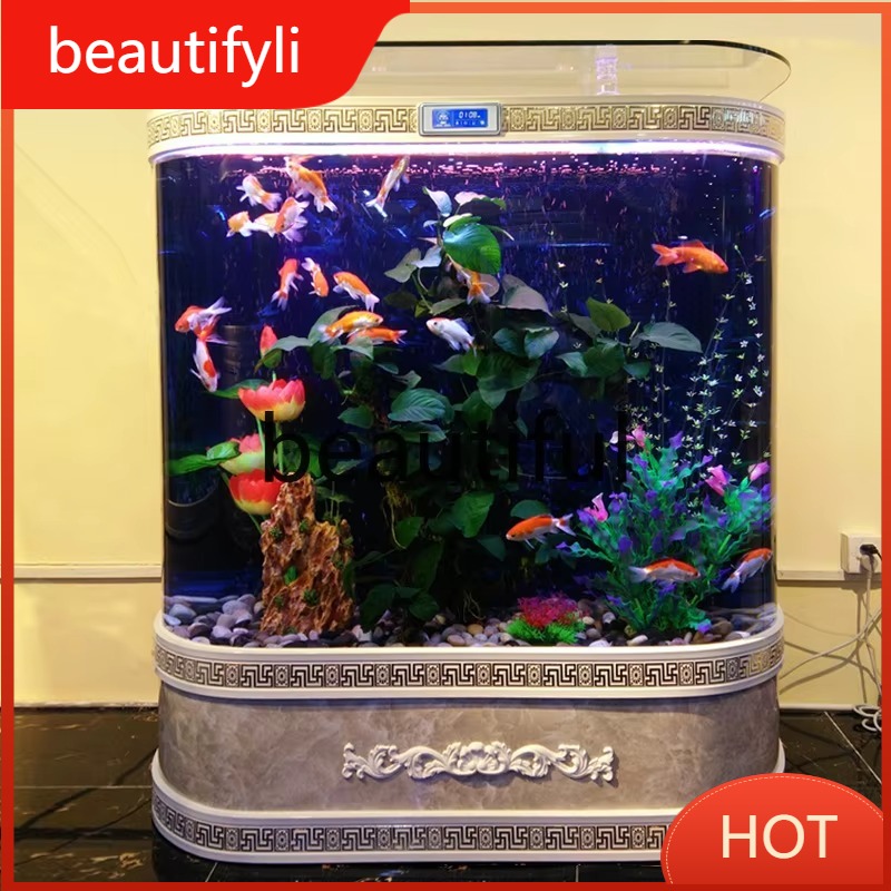 Live Fish Aquarium - A139 Aquarium-Wohnzimmer, mittleres und großes Doppelbogen-unabhängiges,