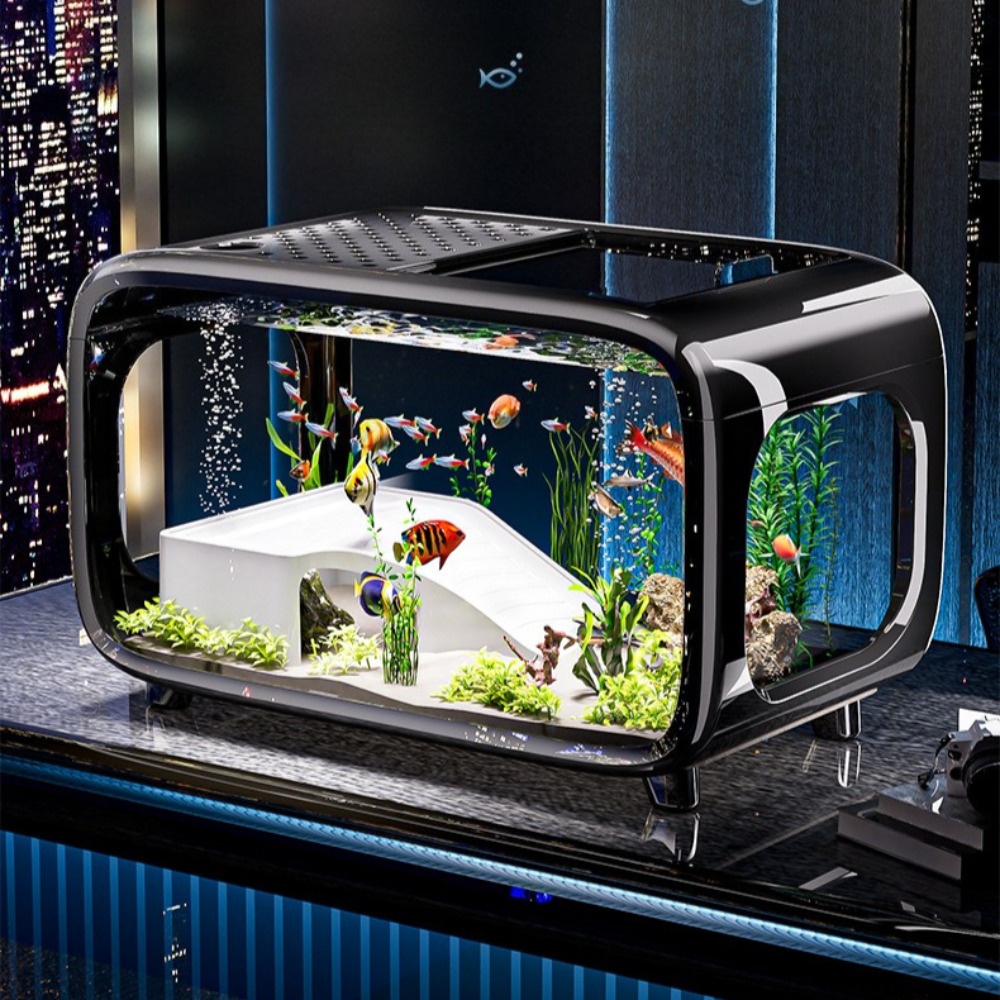 Aquarium Fish Live - Transparente Luxus Aquarium Langlebige Wohnzimmer Dekoration