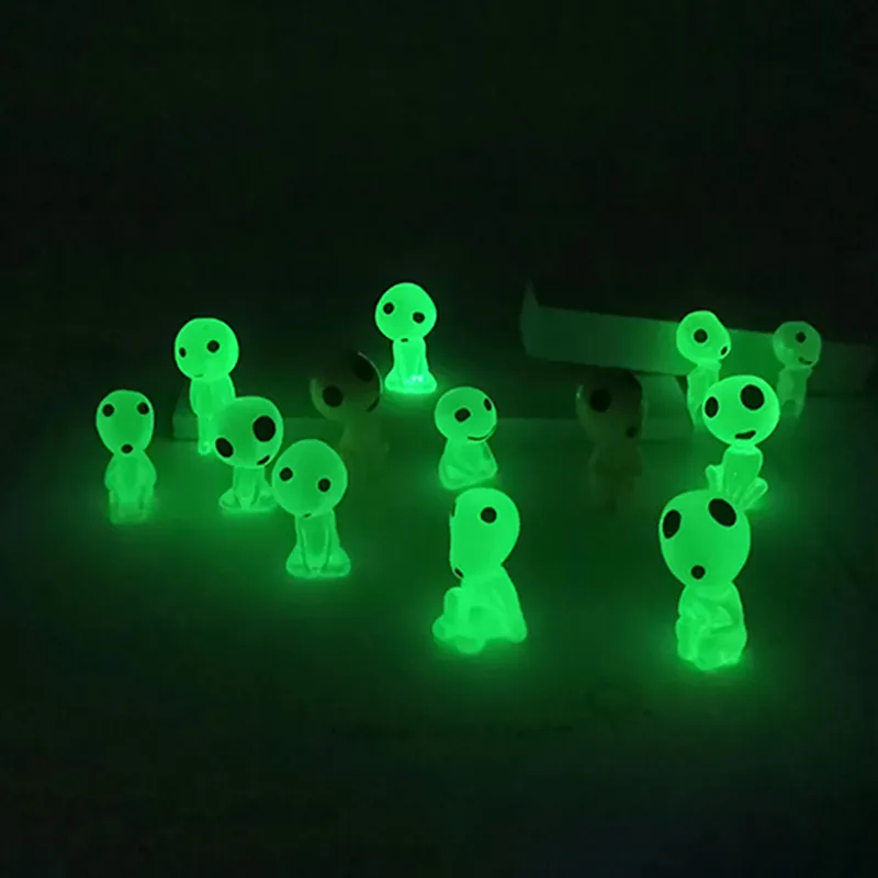 Aquarium Fish Guppy - Leuchtende Elfen-Minifiguren, Aquarium-Deko, Kodama, im Dunkeln