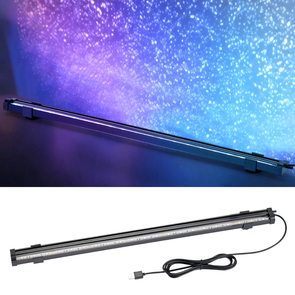 Aquarium Fish Lamp - USB LED Aquarium-Luftblasenlicht mit automatischer RGB-Farbwechsel-Funktion,