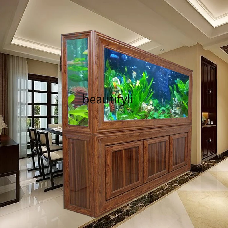 Chinesisches Aquarium, großes  – Live Fish Aquarium Bewertung und Preis