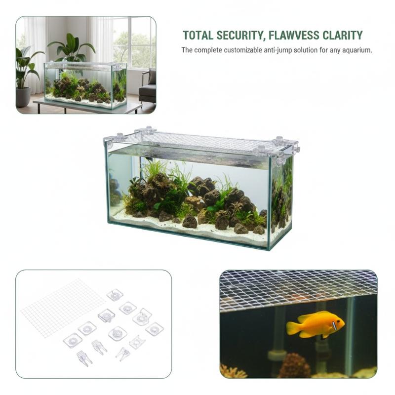 1 Stück Anti-Flucht-Fischnetz, – Aquarium Fish Jump Guard Bewertung und Preis