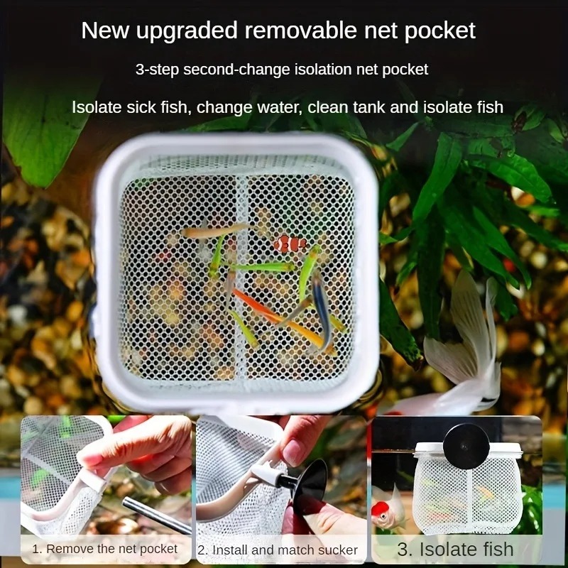 Aquarium-Netz mit Saugnapf, au – Aquarium Fishland Bewertung und Preis