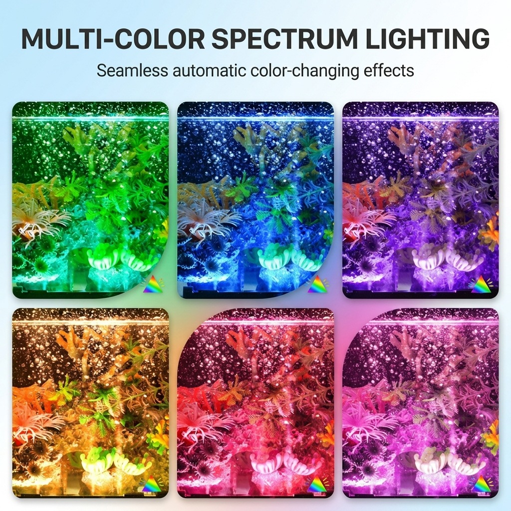 USB LED Aquarium-Luftblasenlic – Aquarium Fish Lamp Bewertung und Preis